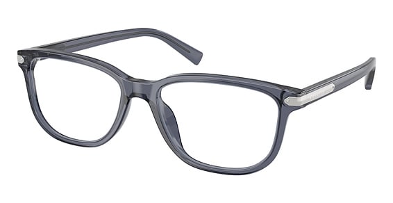 COACH HC6165U C2102 - Transparent Blue, Plastic, Oval frame
