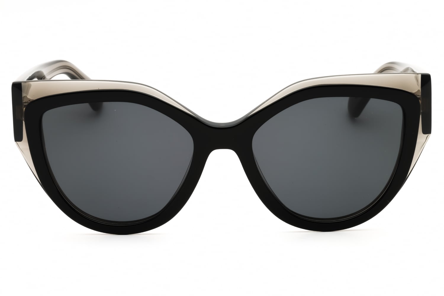 Salvatore Ferragamo SF2004S - Transparent Grey/black, Acetate, Cat Eye frame