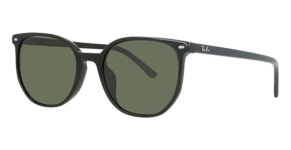 Ray-Ban RB2197F ELLIOT - Shiny Black, Plastic, Round frame