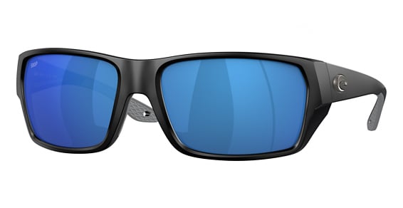 Costa Del Mar 6S9113 TAILFIN - Matte Black, Acetate, Rectangle frame