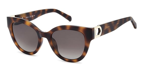 Fossil FOS 2162/G/S - C9bha Hvn Honey, Acetate, Cat Eye frame