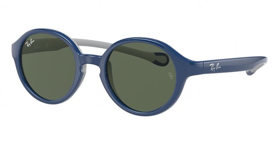Ray-Ban RJ9075S - Blue ON Rubber Grey, Acetate, Oval frame