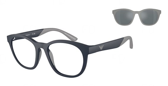 EMPORIO ARMANI KIDS EK4001 - Matte Blue, Acetate, Oval frame
