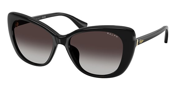Ralph Lauren RA5329U - Shiny Black, Plastic, Cat Eye frame