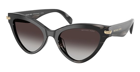Michael Kors MK2259U ROANOKE - Black Horn, Plastic, Cat Eye frame
