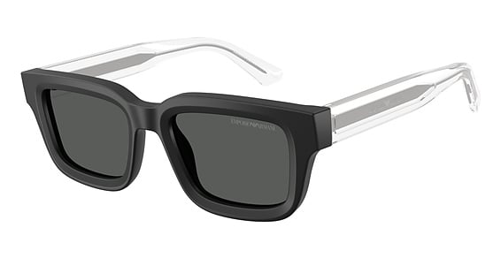 Emporio Armani EA4270 - Matte Black, Plastic, Mixed Shapes frame