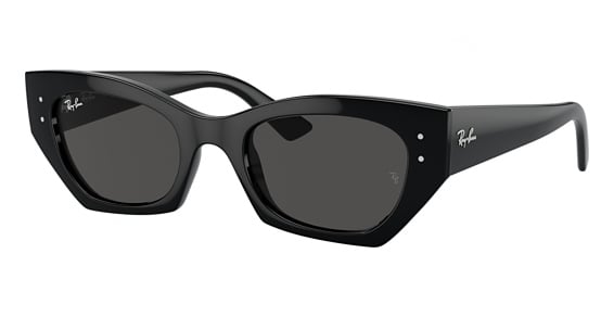 Ray-Ban RB4430 ZENA - Black, Acetate, Oval frame