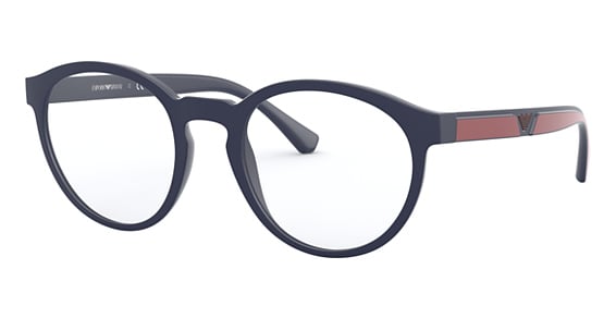 Emporio Armani EA4152 - Matte Blue, Acetate, Round frame