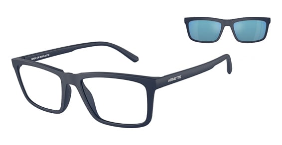 Arnette AN4333 HYPNO 2.0 - Matte Dark Blue, Acetate, Rectangle frame