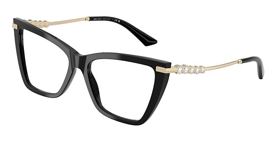 Jimmy Choo JC3020B - Black, Plastic, Rectangle frame