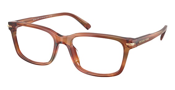 Michael Kors MK4188U SEAL HARBOR - Brown Horn, Plastic, Mixed Shapes frame