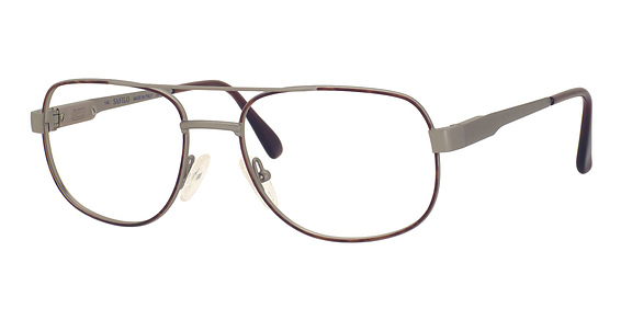 Elasta E 3069 - Havana Mud, Metal, Rectangle frame