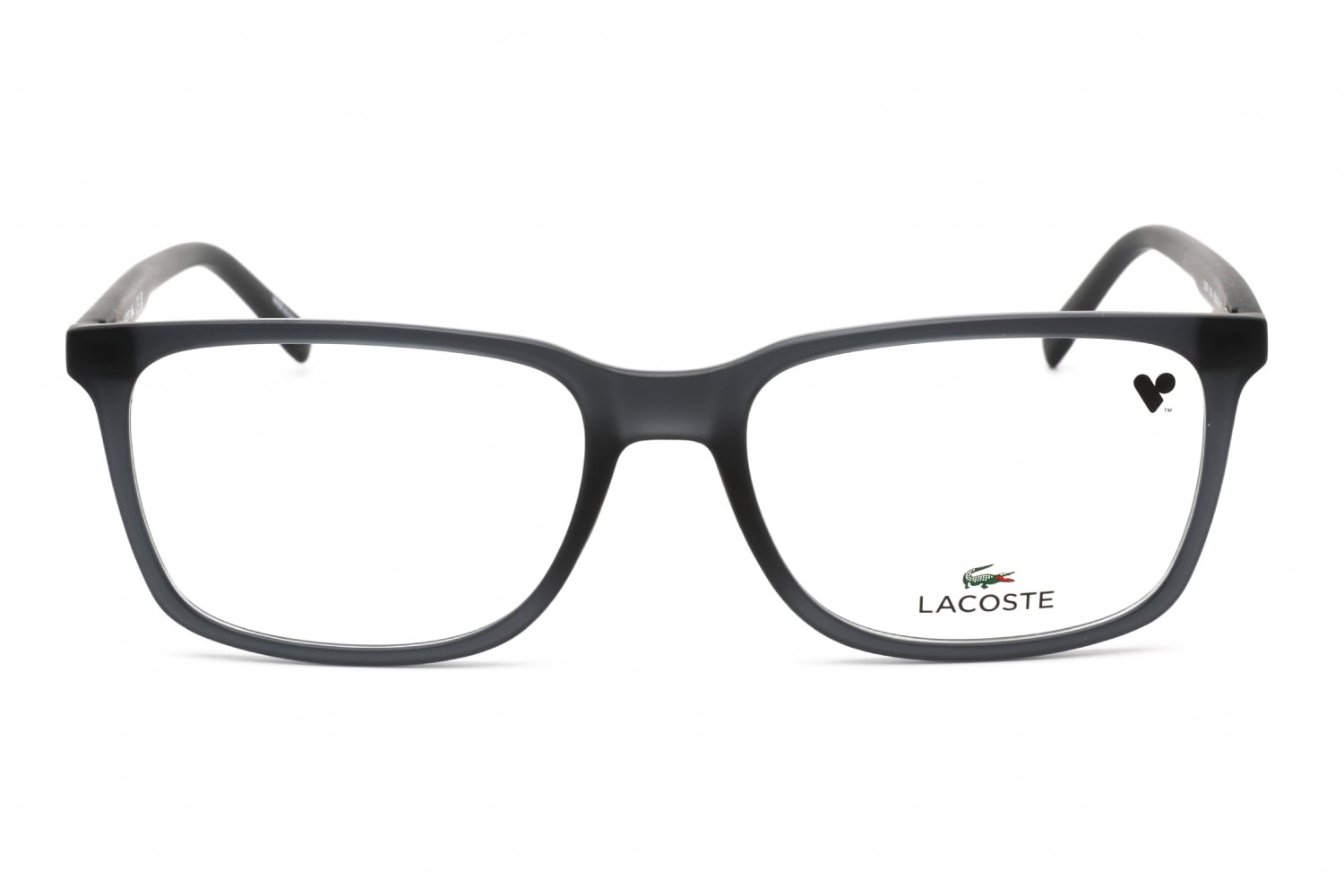 Lacoste L2859N - Matte Dark Grey, Acetate, Rectangle frame
