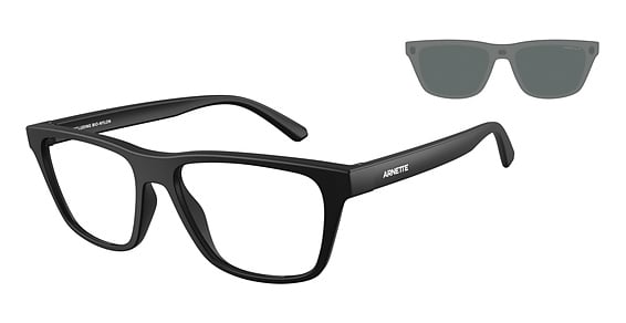 Arnette AN4376 - Matte Black, Acetate, Oval frame