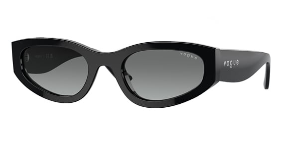 Vogue VO5585S - Black, Plastic, Oval frame