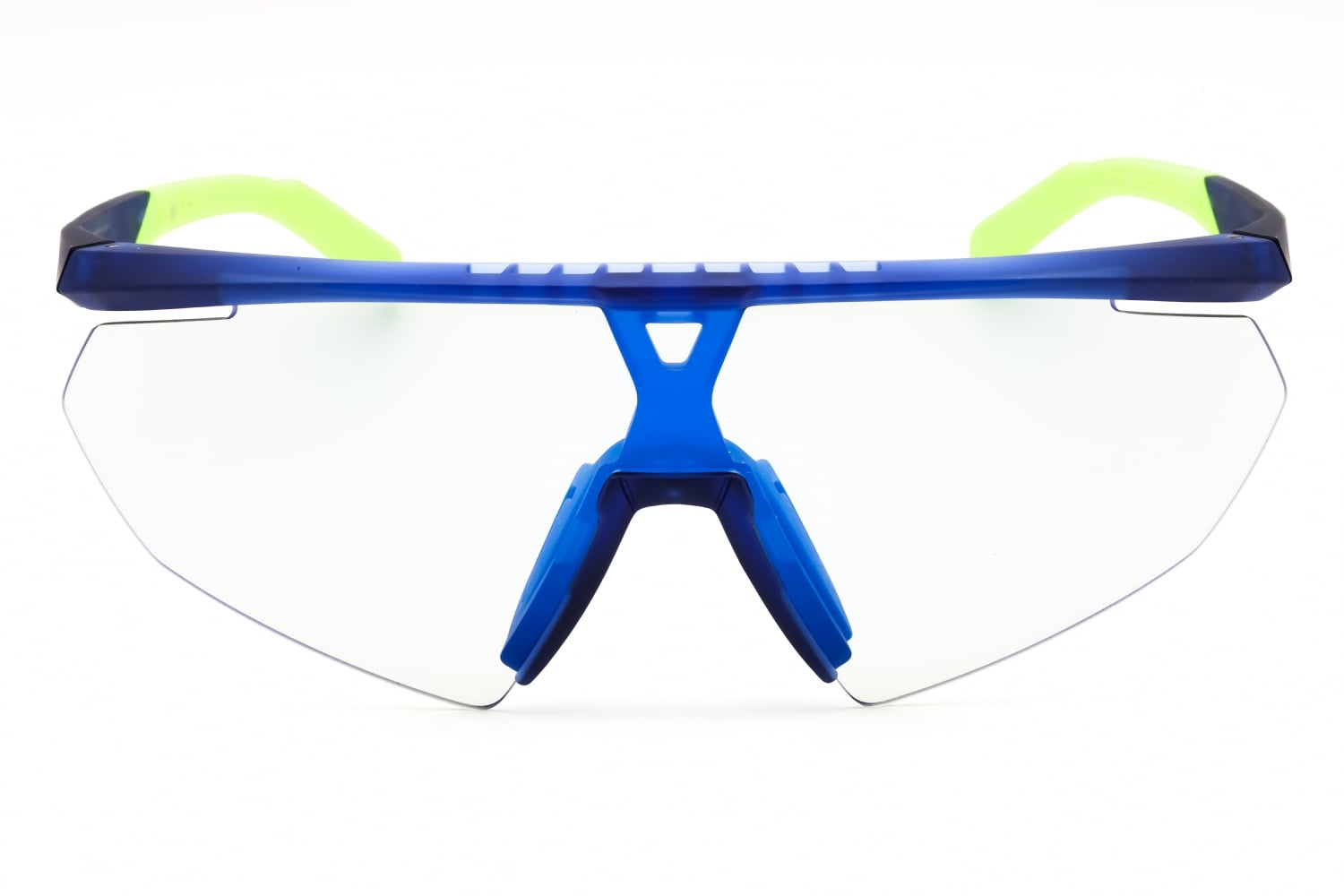 Adidas SP0015 - Matte Blue, Acetate, Wrap-Around frame