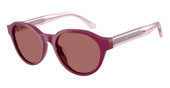 EMPORIO ARMANI KIDS EK4008U - Shiny Violet, Plastic, Oval frame