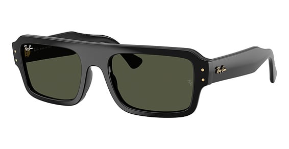 Ray-Ban RB4454 FLACKO - Black, Mixed Materials, Flat-Top frame