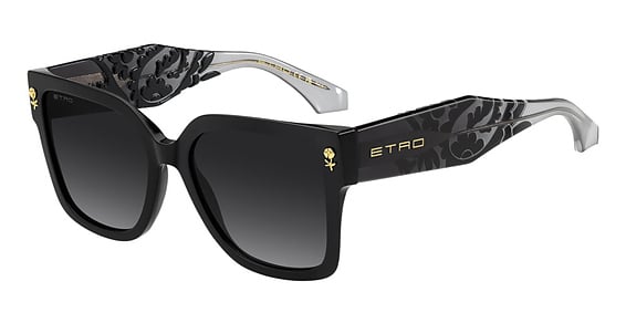Etro 0127/S - 8079o Black, Acetate, Rectangle frame