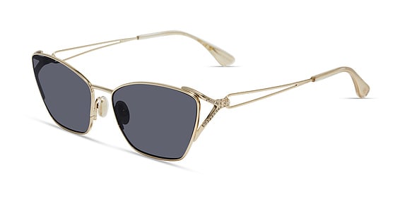 Stuart Weitzman WZN 8016/G/S - J5gir Gold, Metal, Cat Eye frame