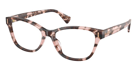 Ralph RA7195U - Pink Havana, Plastic, Cat Eye frame