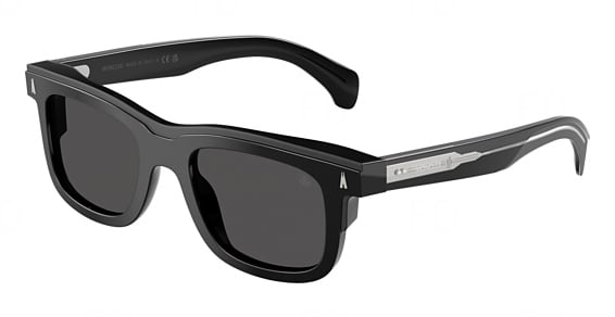 Moncler ME6004 CLARO - Shiny Black, Plastic, Rectangle frame