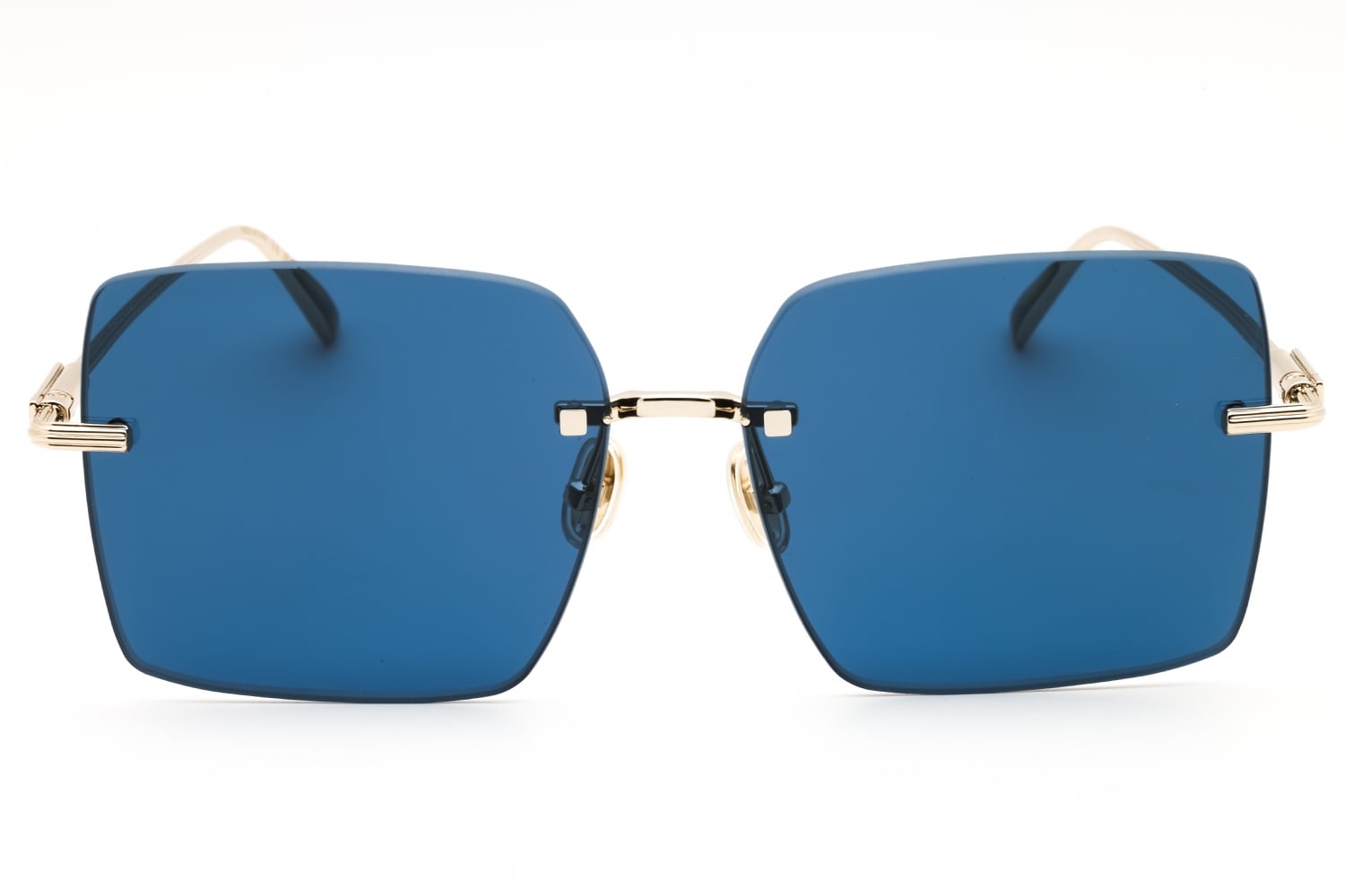 Salvatore Ferragamo SF311S - Gold, Metal, Rimless frame