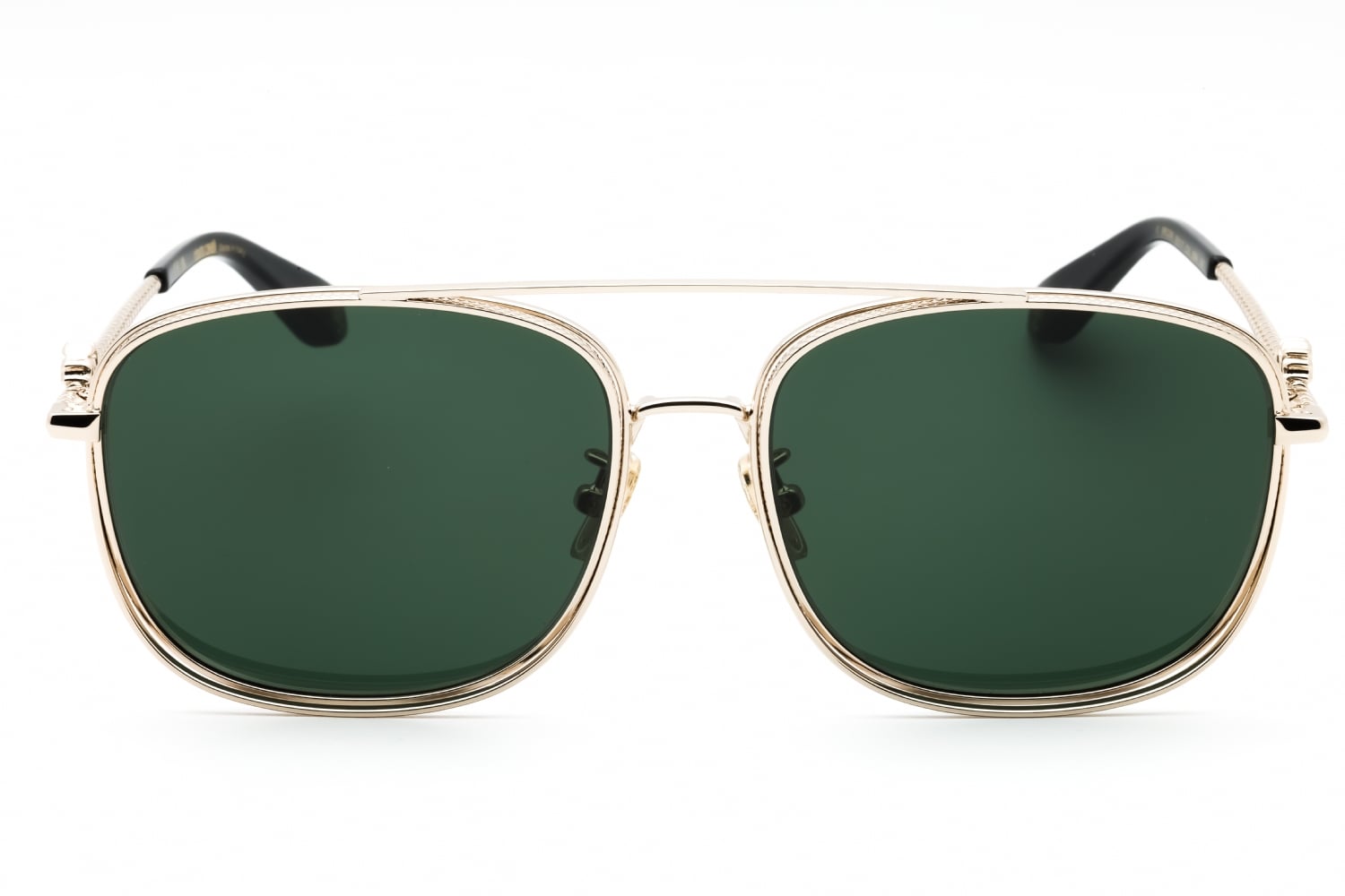 Roberto Cavalli SRC059M - Light Gold, Metal, Rectangle frame