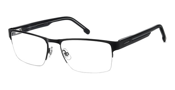 Carrera 8914/US - Black Grey, Stainless Steel, Rectangle frame