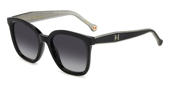 Carolina Herrera HER 0225/G/S - Bsc9o Blck Silv, Acetate, Rectangle frame