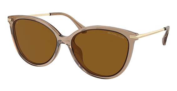 Michael Kors MK2184U DUPONT - Brown Transparent, Acetate, Oval frame
