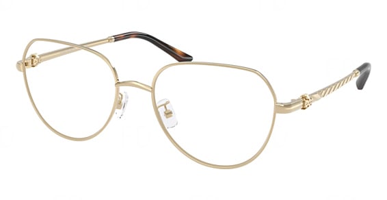 Tory Burch TY1103 - Shiny Light Gold, Metal, Mixed Shapes frame
