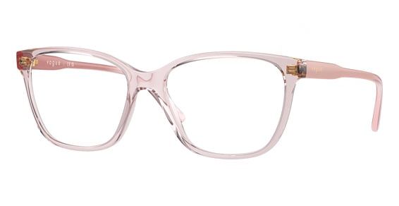 Vogue VO5518 - Transparent Pink, Acetate, Oval frame