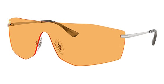 Ray-Ban RB3781 - Silver, Metal, Wrap-Around frame