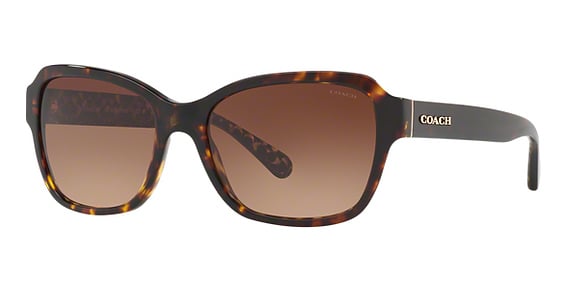 COACH HC8232 L1010 - Dark Tortoise, Plastic, Oval frame