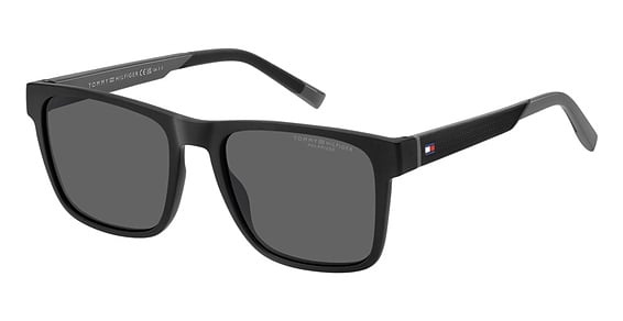Tommy Hilfiger TH 2144/S - 08am9 Blackgrey, Plastic, Rectangle frame