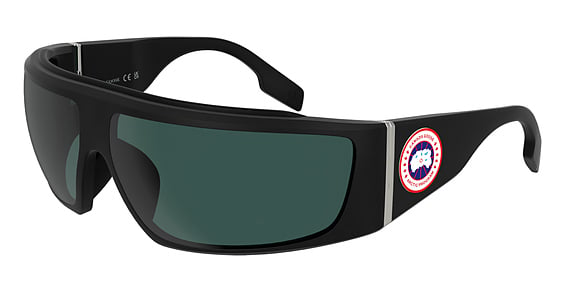 Canada Goose GC25600S - Matte Black, Plastic, Rectangle frame