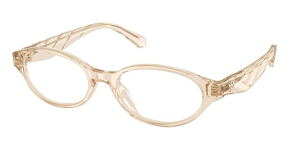 Tory Burch TY2171U - Transparent Beige, Plastic, Oval frame
