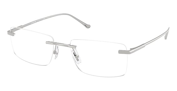 COACH HC5196TD - Shiny Silver, Titanium, Rectangle frame