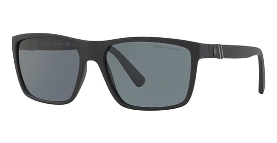 Polo PH4133 - Matte Black, Acetate, Rectangle frame