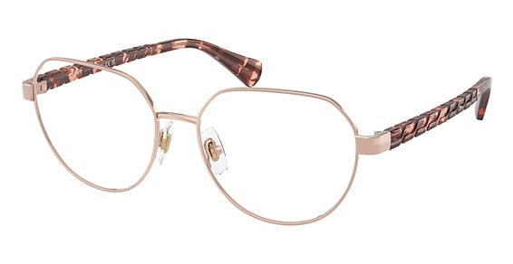 Ralph RA6065 - Shiny Rose Gold, Metal, Round frame