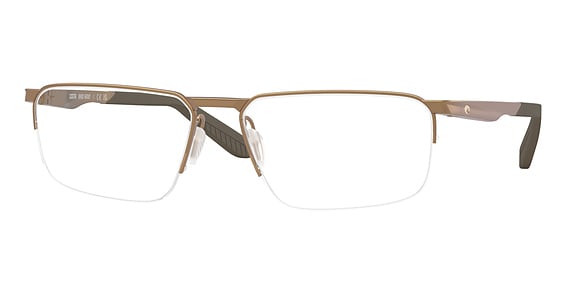 Costa Del Mar 6A3020 BRD 600 - Satin Brown, Metal, Rectangle frame