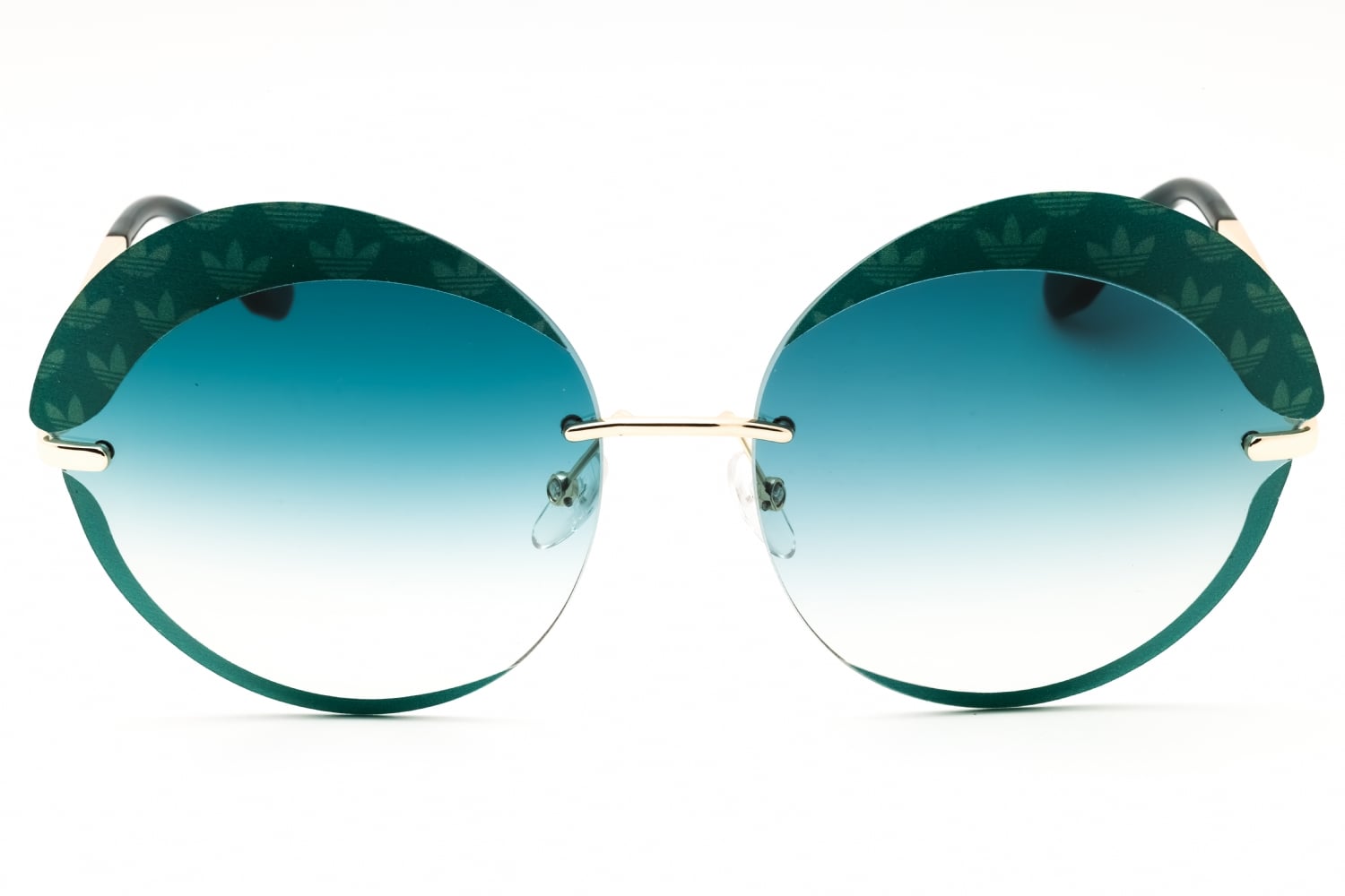 Adidas OR0019 - Dark Green/other, Metal, Rimless frame