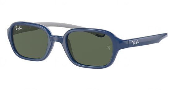 Ray-Ban RJ9074S - Blue ON Rubber Grey, Acetate, Oval frame