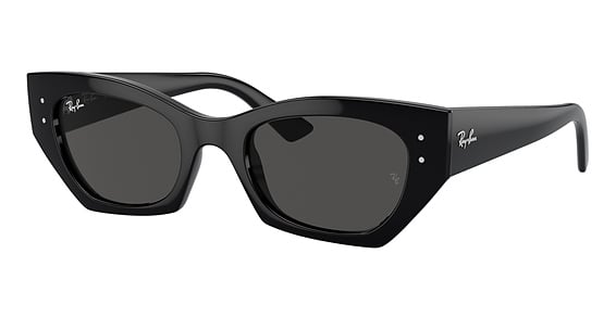 Ray-Ban RB4430F ZENA - Black, Acetate, Oval frame