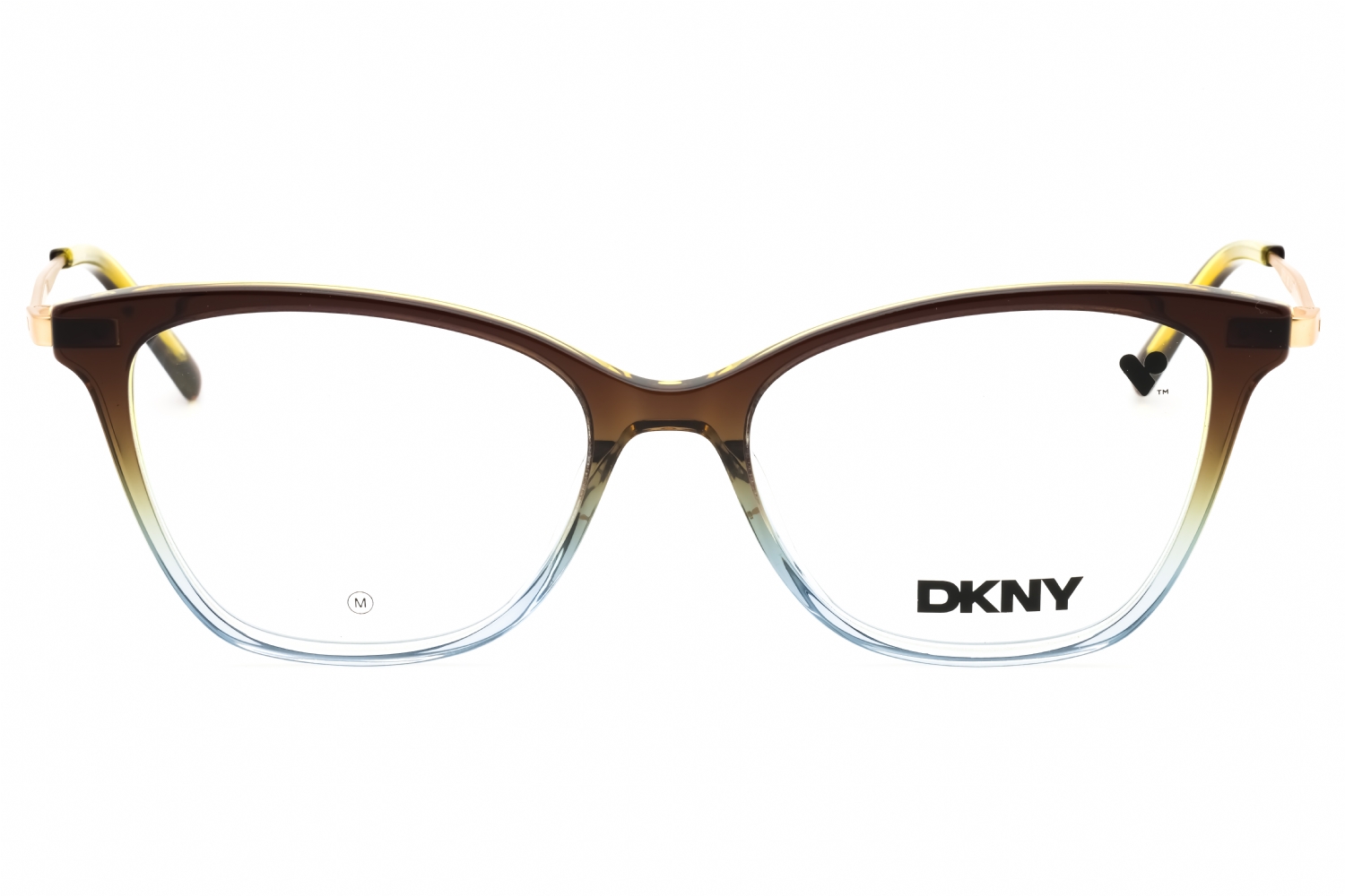 Donna Karan New York EYEGLASSES DO5015-001-52 New with case Donna Karan DO5015 Rectangle Eyeglasses | EyeOns.com main image 2