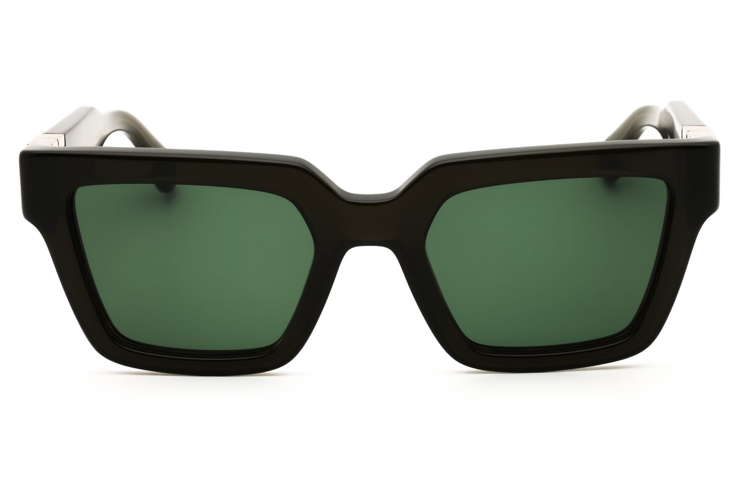 Salvatore Ferragamo SF2066S - Transparent Dark Green, Acetate, Rectangle frame
