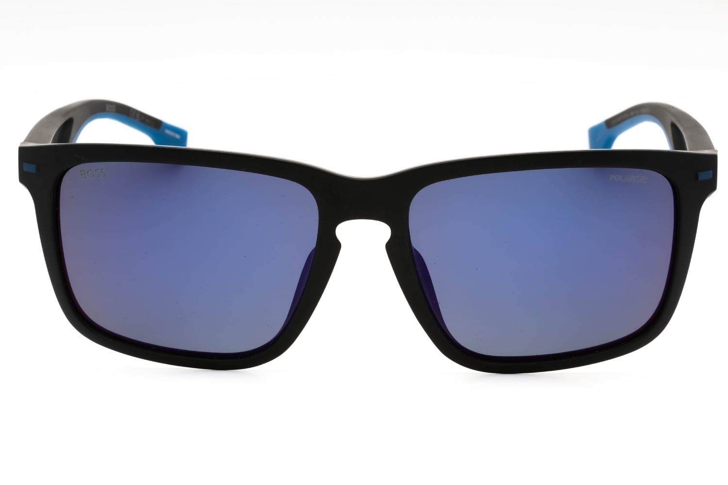 Hugo Boss BOSS 1542/F/S - Matte Grey Blue, Mixed Materials, Rectangle frame