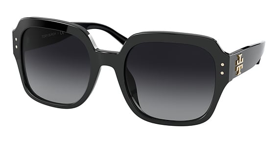 Tory Burch TY7143U - Black, Plastic, Rectangle frame