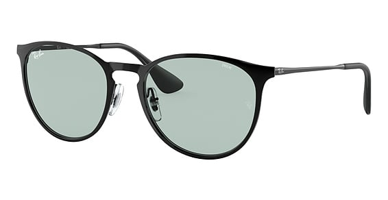 Ｒａｙ－Ｂａｎ サングラス ＲＢ３５３９ Black Ray-Ban RB3539 ERIKA METAL Sunglasses — Round | KITS